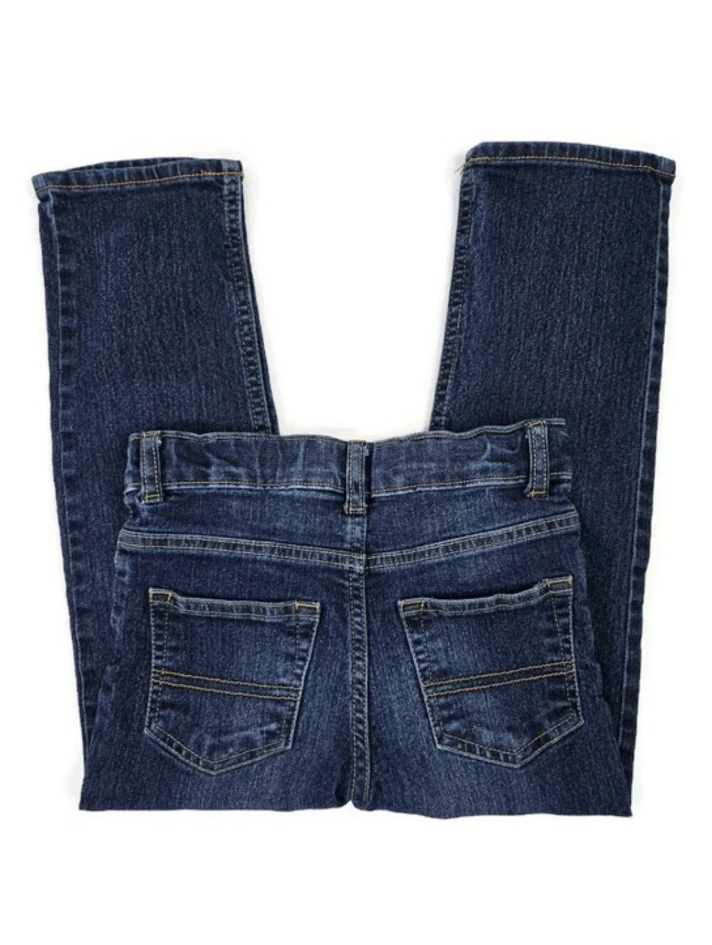 Oshkosh B'Gosh Dark Blue Wash Classic Fit Adjustable Waist Denim Jeans Boys 5/5A